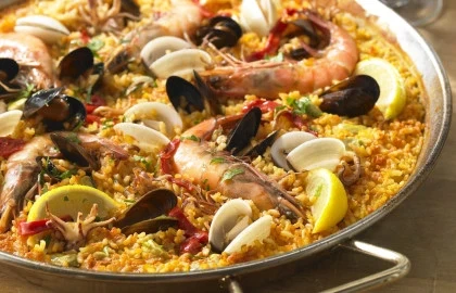 Menu paella mixta