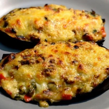 Berenjenas rellenas de carne