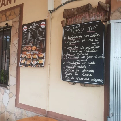 Menu La Cantina