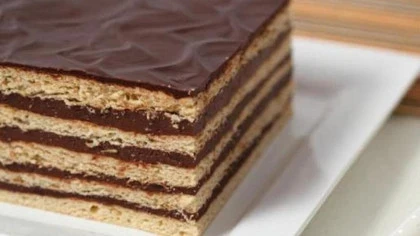 Tarta de galletas con chocolate
